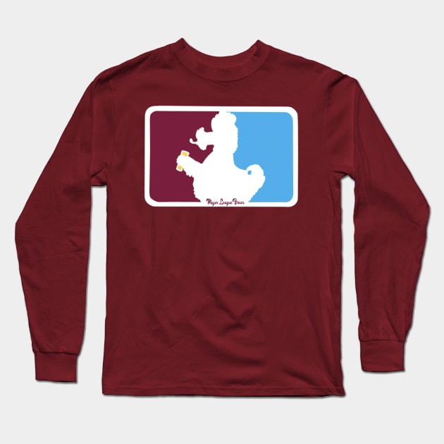 Phanatic Mascot Major League Brews Long Sleeve T-Shirt by Major League Brews 